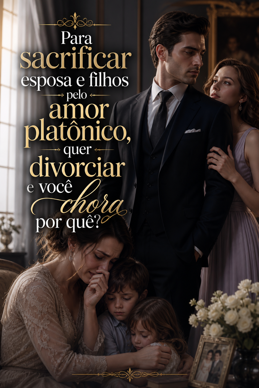 Para sacrificar esposa e filhos pelo amor platônico, quer divorciar e você chora por quê?