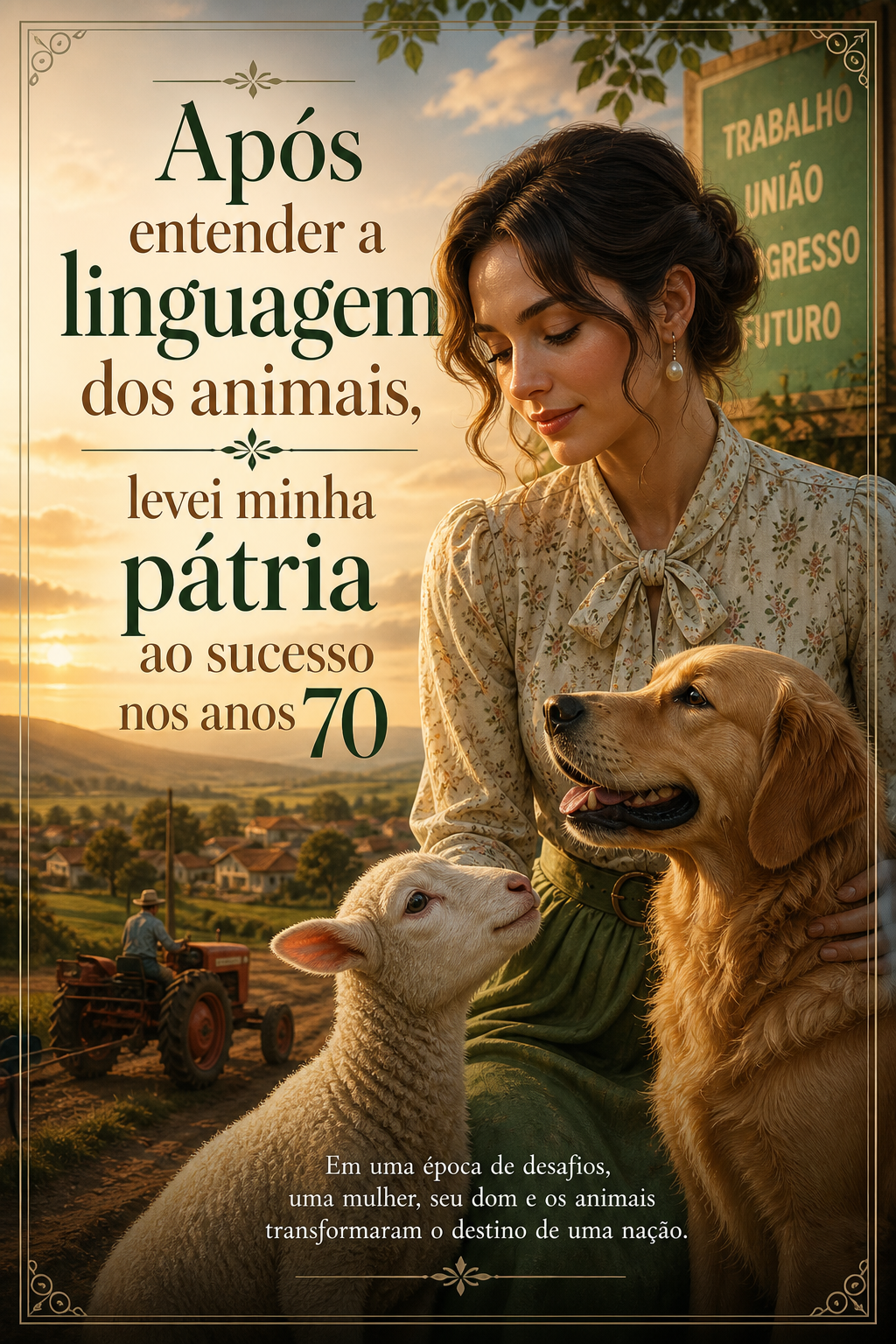 Após entender a linguagem dos animais, levei minha pátria ao sucesso nos anos 70