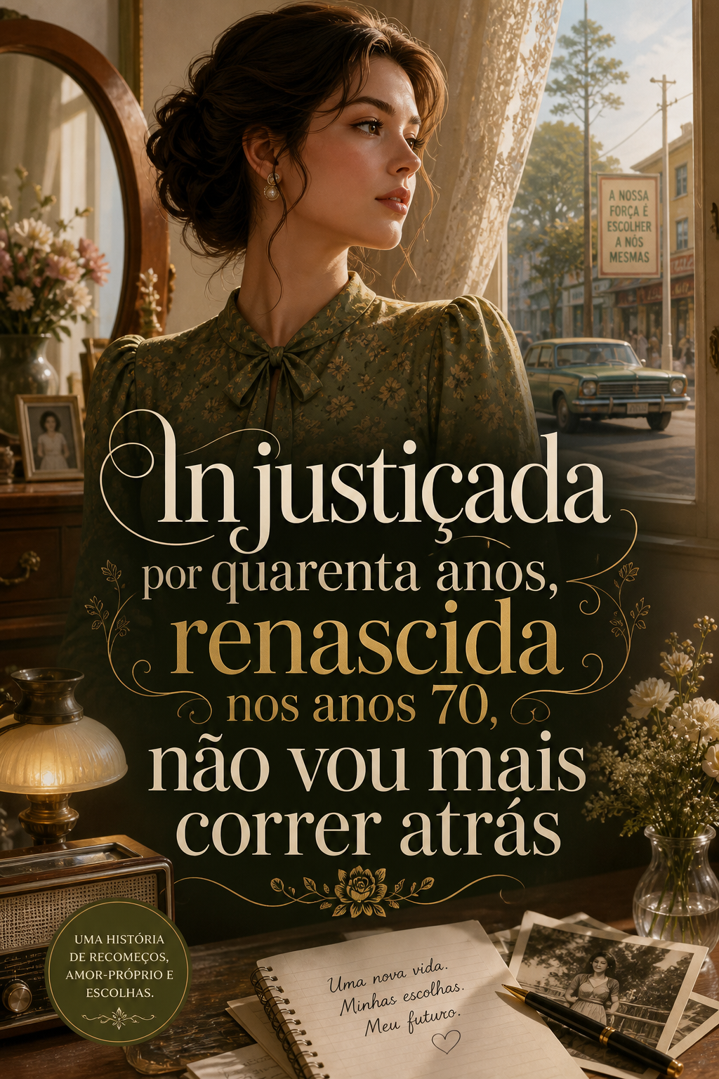 Injustiçada por quarenta anos, renascida nos anos 70, não vou mais correr atrás