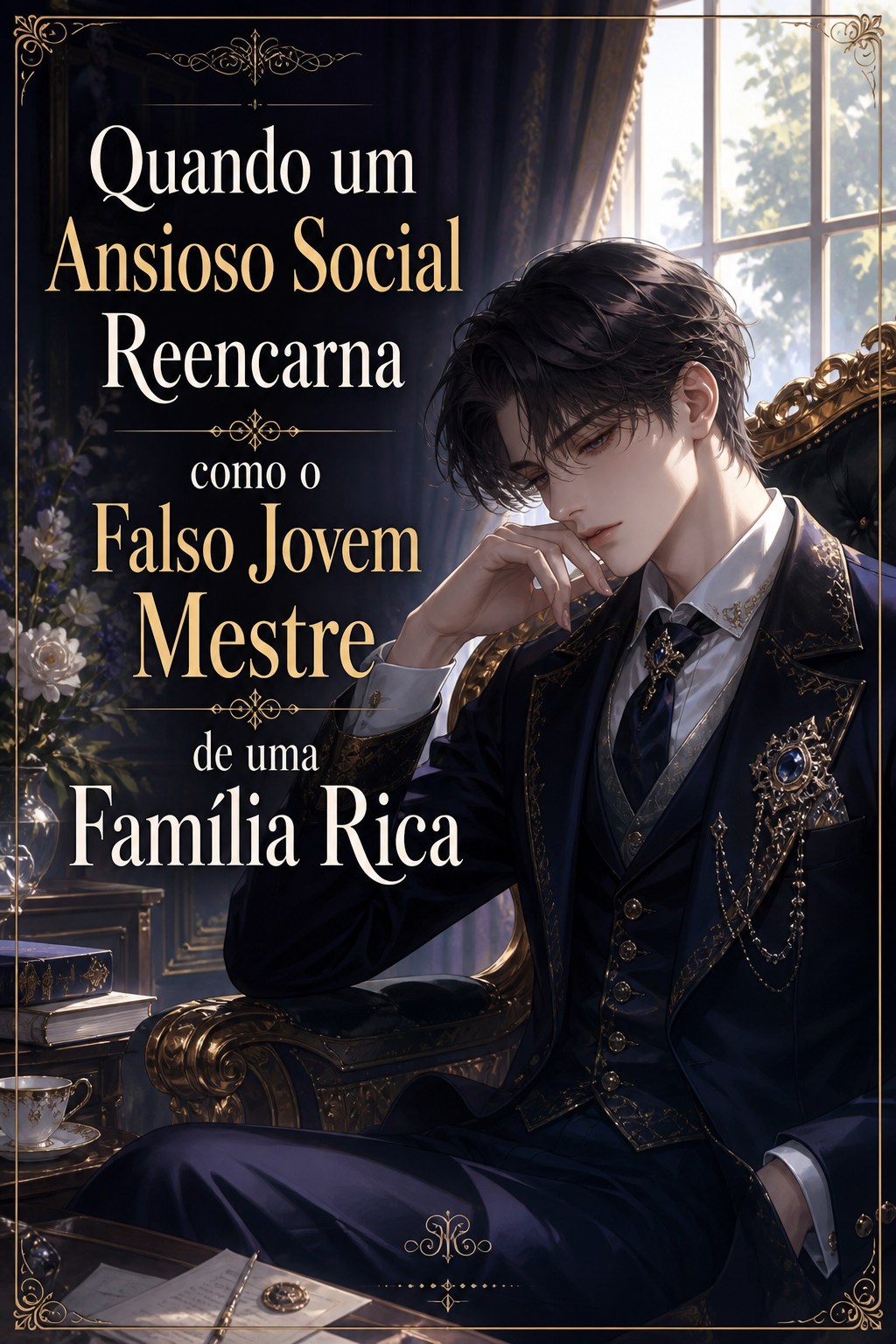 Quando um Ansioso Social Reencarna como o Falso Jovem Mestre de uma Família Rica