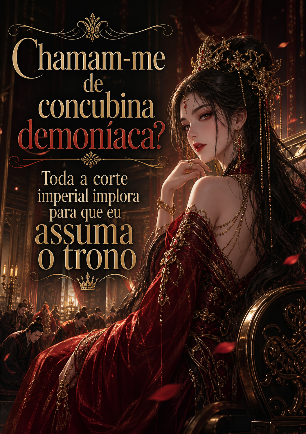 Chamam-me de concubina demoníaca? Toda a corte imperial implora para que eu assuma o trono